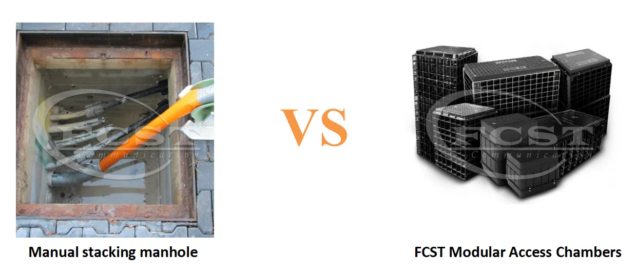 alt Manual Stacking Manhole VS Modular Access Chamber(2) alt Manual Stacking Manhole VS Modular Access Chamber(2)