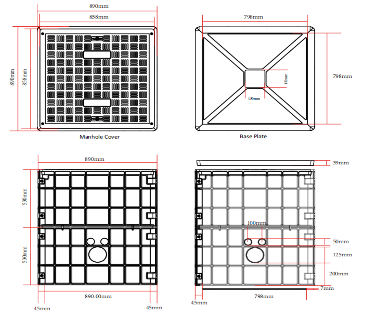 underground storage box underground storage box