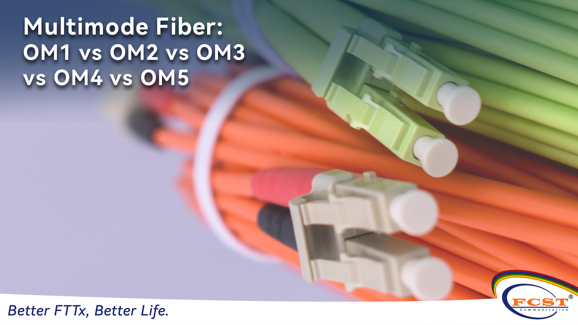 Multimode Fiber: OM1 vs OM2 vs OM3 vs OM4 vs OM5