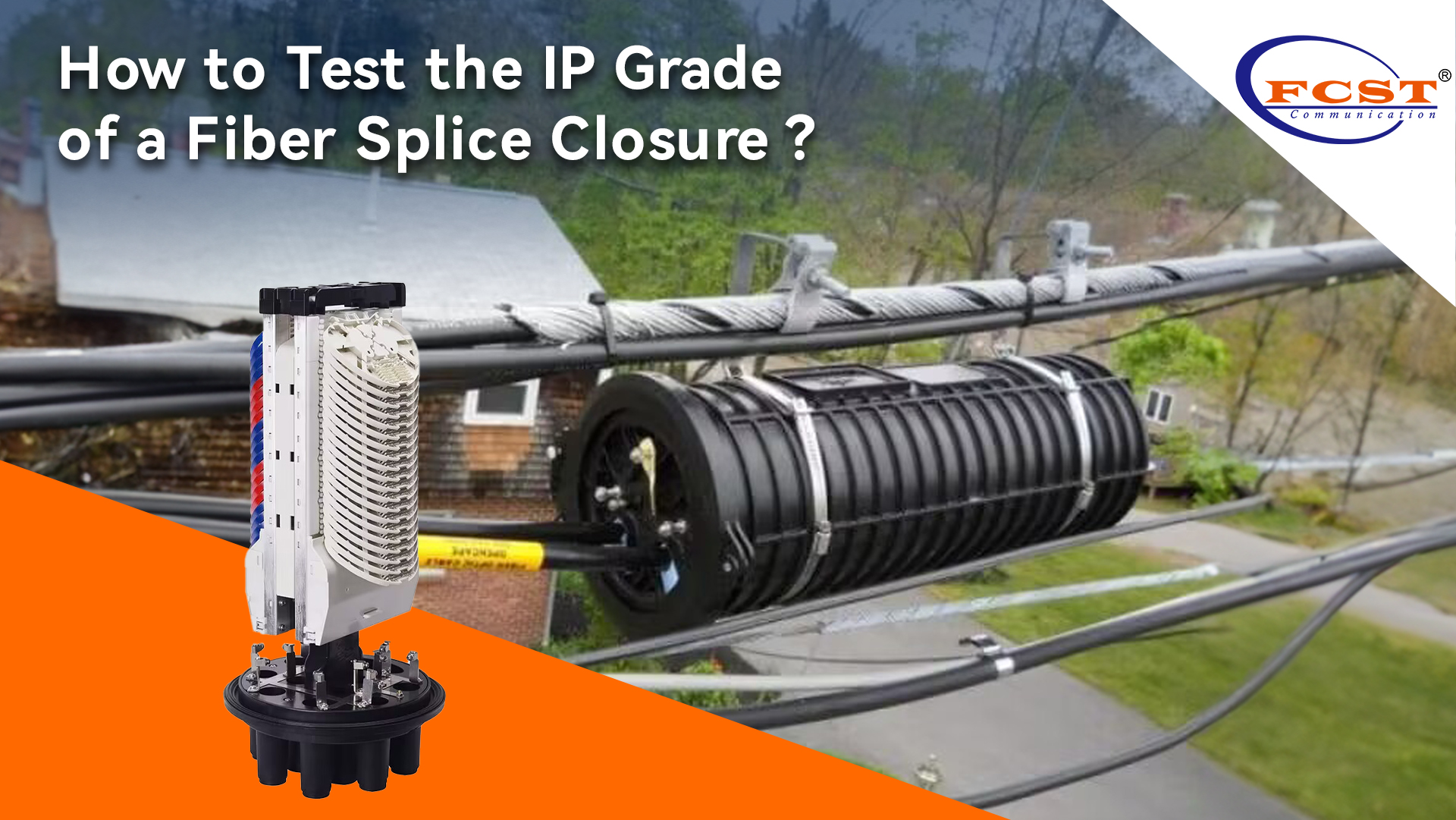 How to Test the IP Grade of a Fiber Splice Closure ？