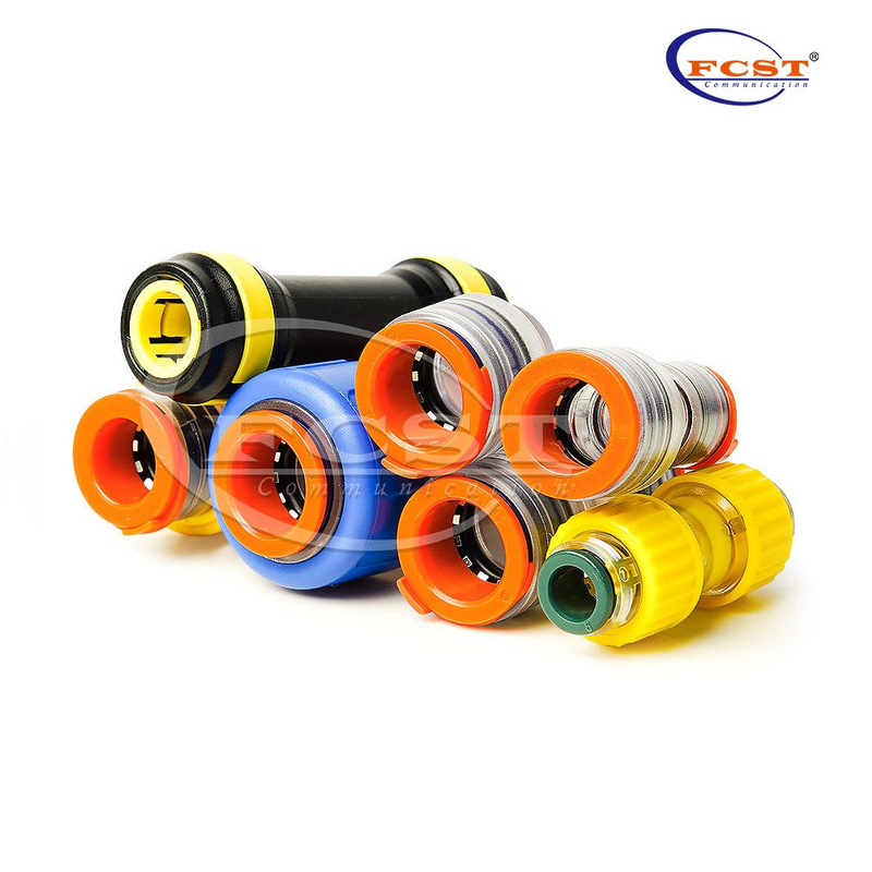 Blown fibre tube connectors