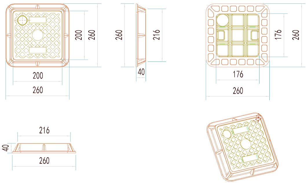 manhole cover square