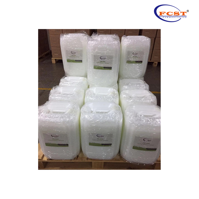 Lubricant for fiber cable installation