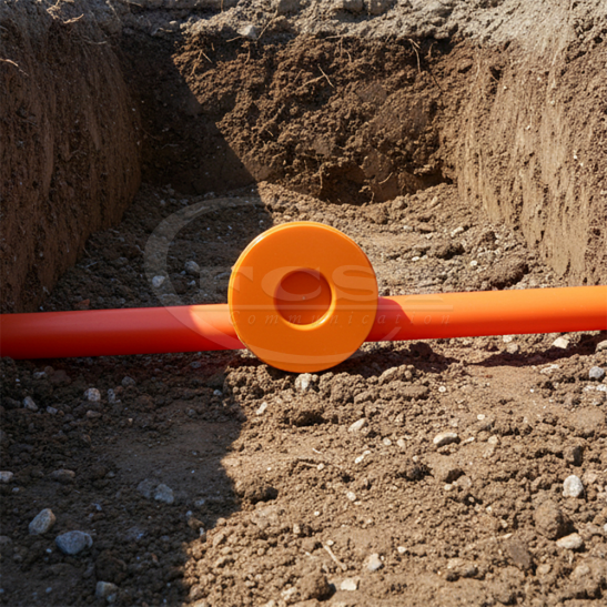 flat underground marker