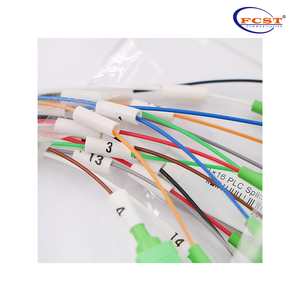 1*16 Steel Tube Type PLC Splitter With SCAPC Connector