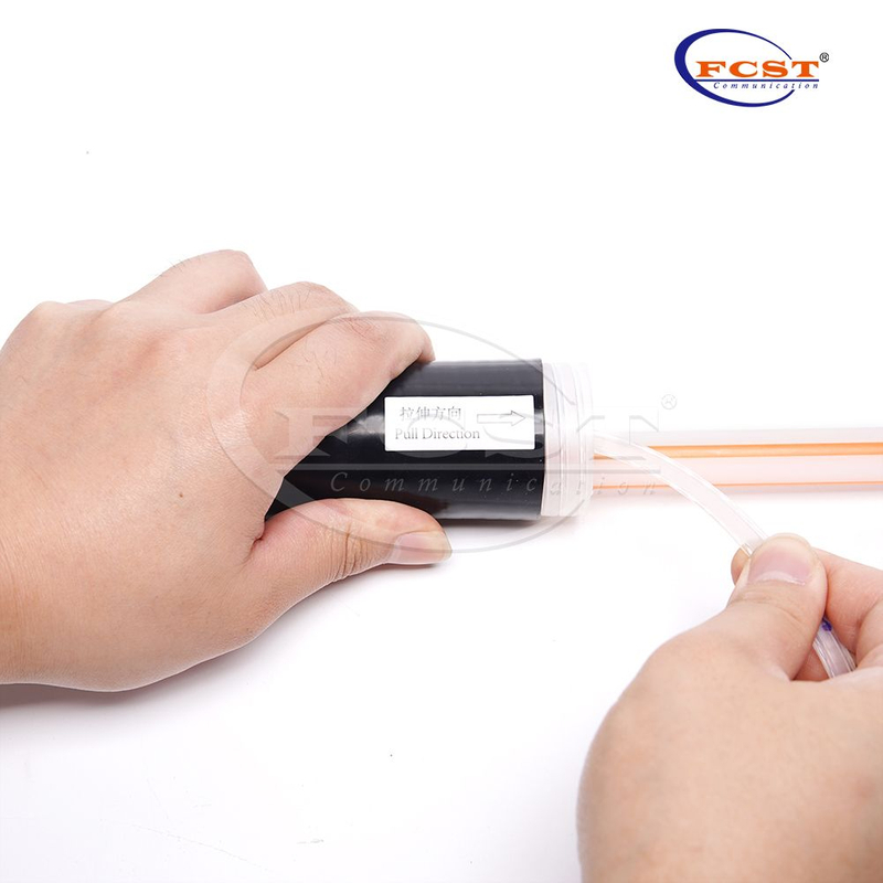 Silicone Rubber Cover For Microduct Connectors Fiber Blowing