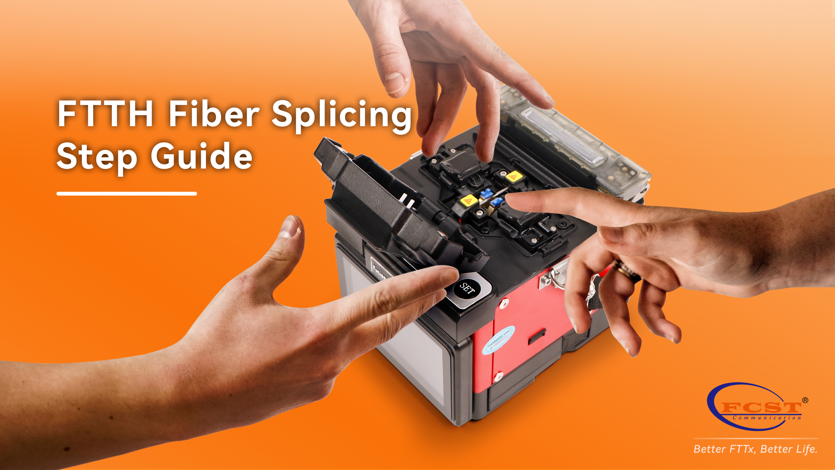 FTTH Fiber Splicing Step Guide