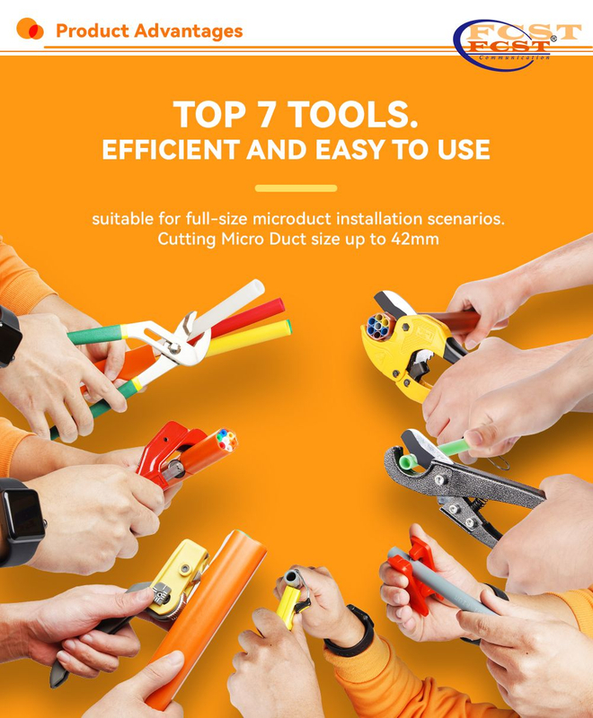 HDPE & LSZH Microduct Cutter Toolkit
