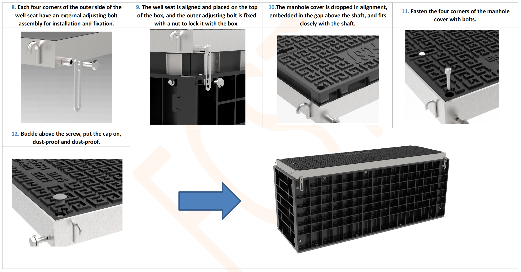 How to Assemble SMC Telecom Manhole Chamber (2)