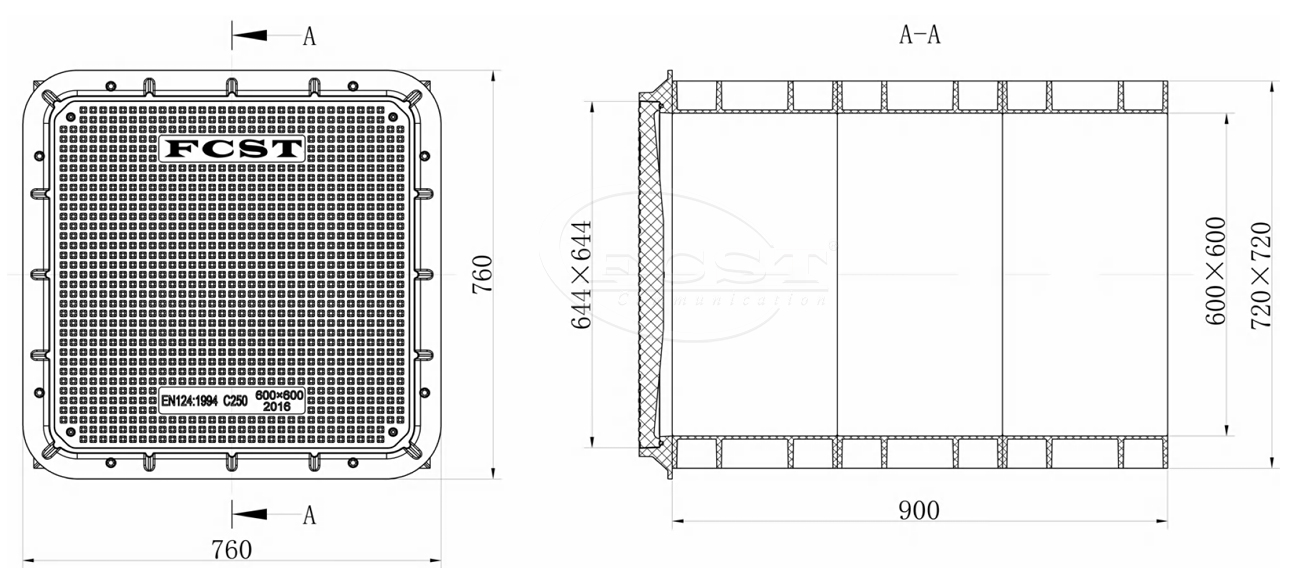fiber optic handhole