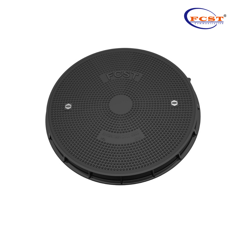 FCST-D400-SMC02 SMC Round Composite Manhole Cover & Frame Dedicated To Gas Station