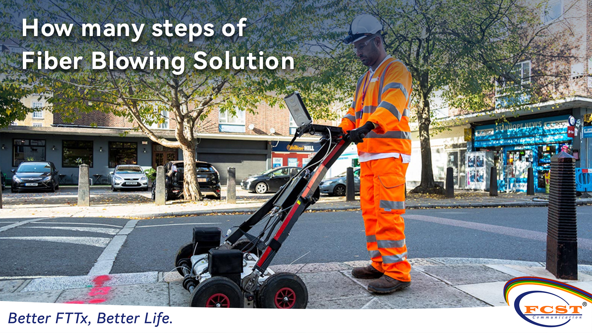 How many steps of Fiber Blowing Solution？