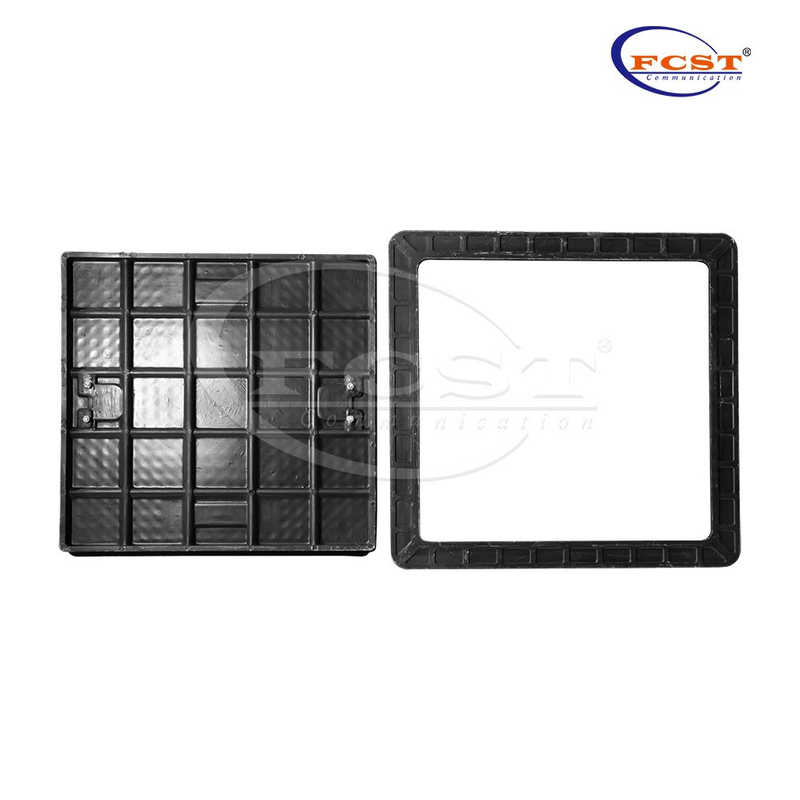 Pedestrian 655x655mm BMC Square Manhole Cover & Frame 