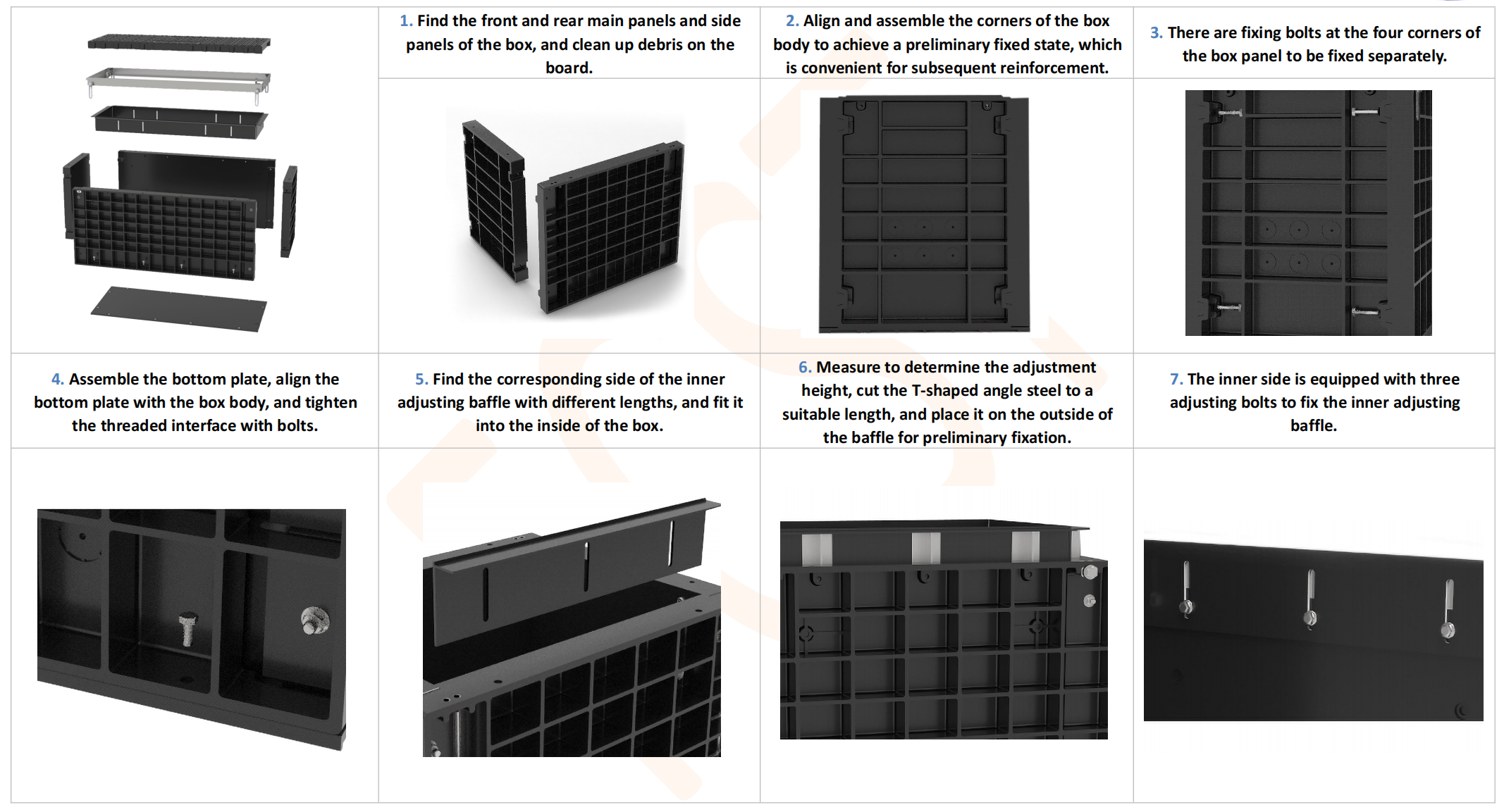 How to Assemble SMC Telecom Manhole Chamber (1)