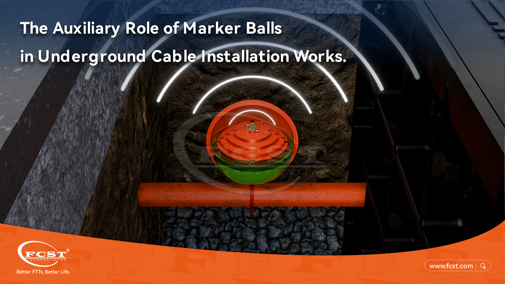 The Auxiliary Role of Marker Balls in Underground Cable Installation