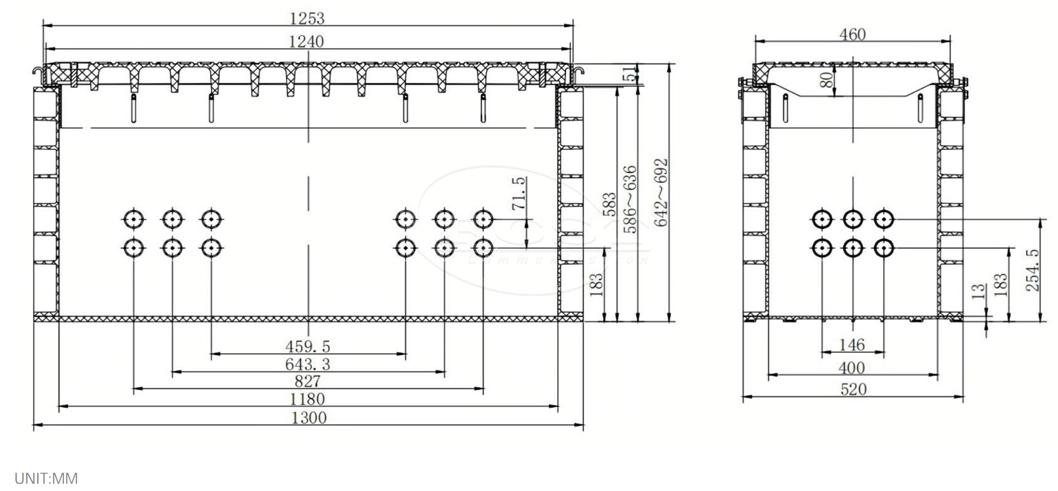 direct buried manhole