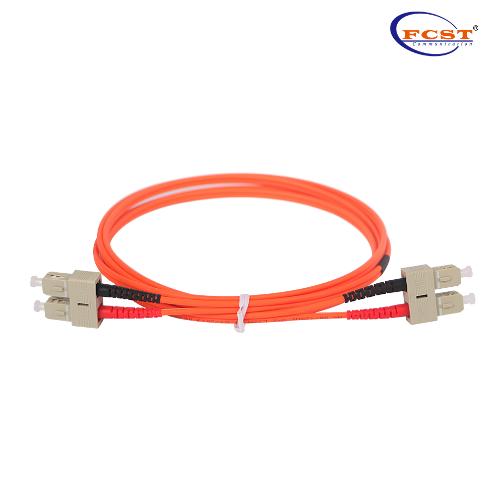SCUPC-SCUPC Duplex OM2 2m LSZH 3.0mm Fiber Optic Patch Cable