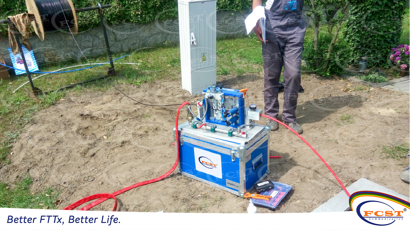 fiber blowing machine calibration