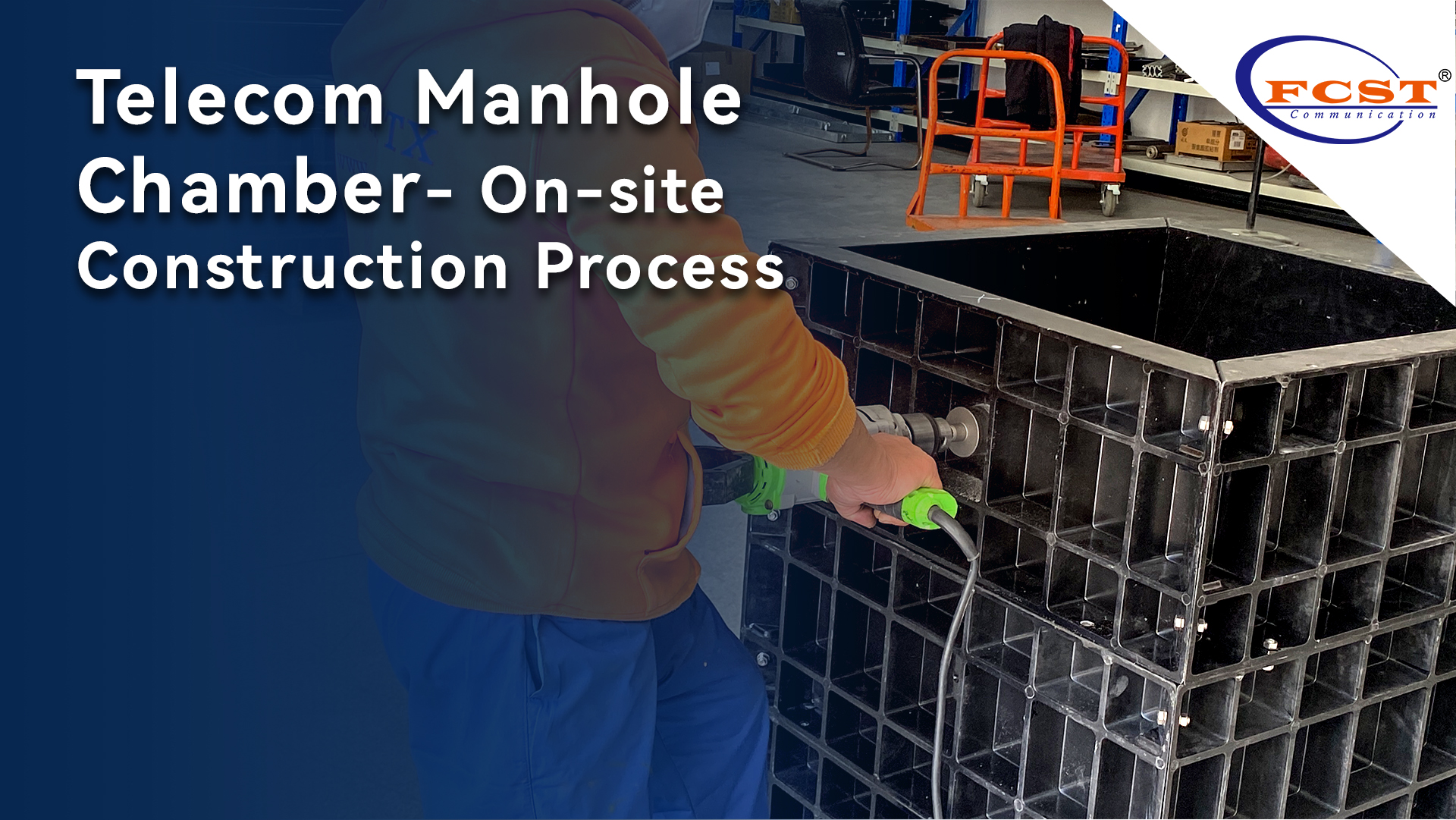 Telecom Manhole Chamber- On-site Construction Process