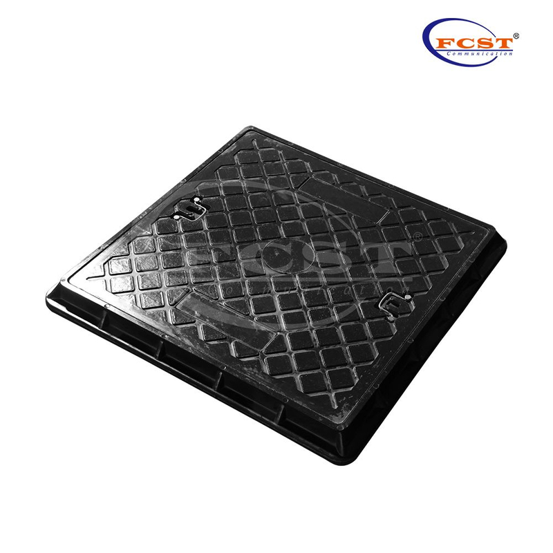 Pedestrian 655x655mm BMC Square Manhole Cover & Frame 
