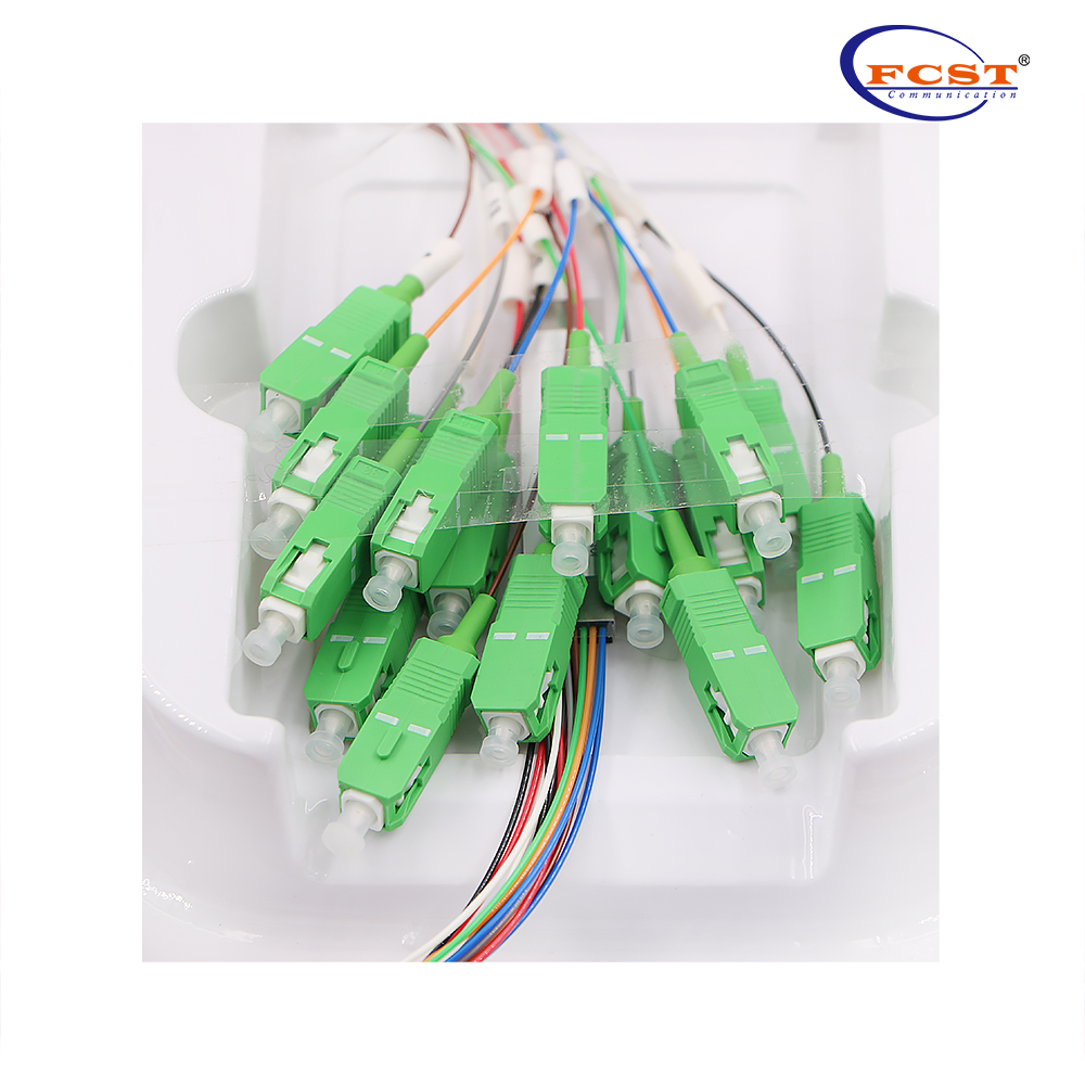 1*16 Steel Tube Type PLC Splitter With SCAPC Connector