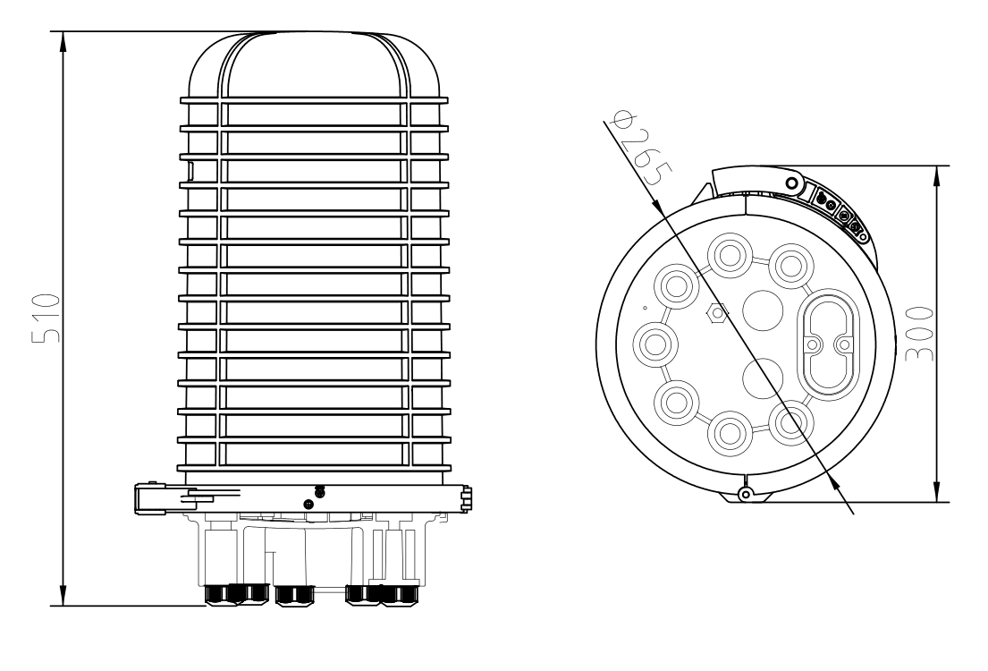 FCST012136 Fiber Optic Splice Closure (6)