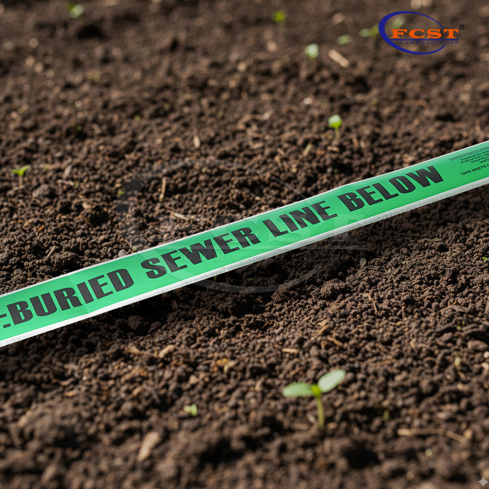 Warning tape for underground pipe