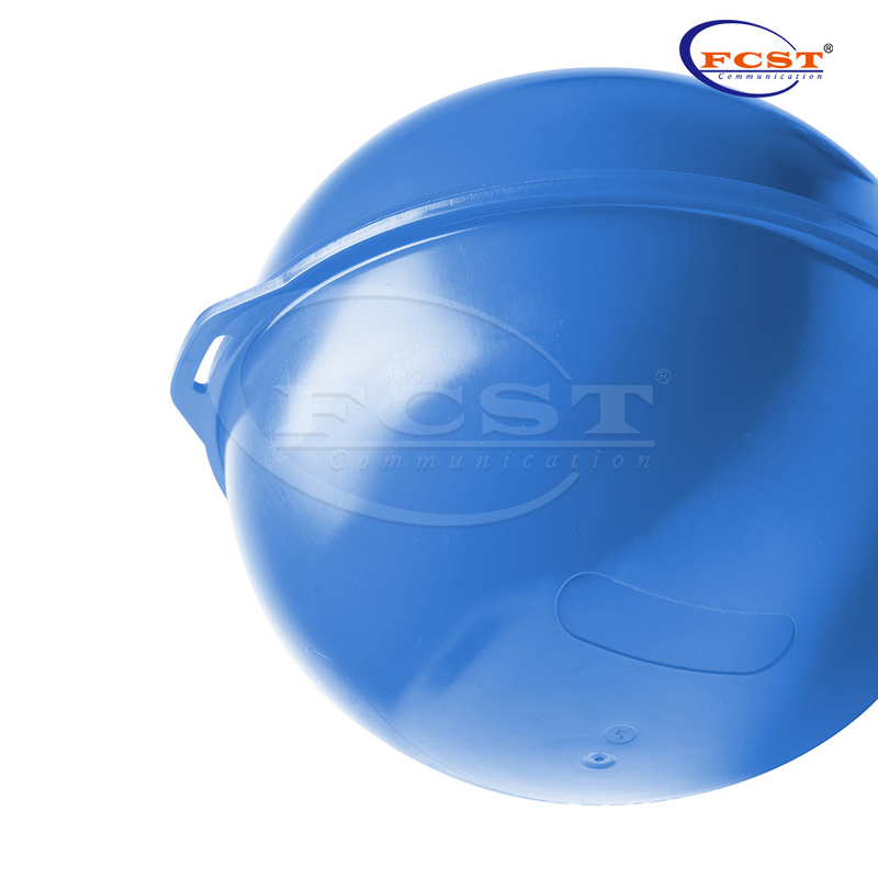 Electronically marks buried water lines