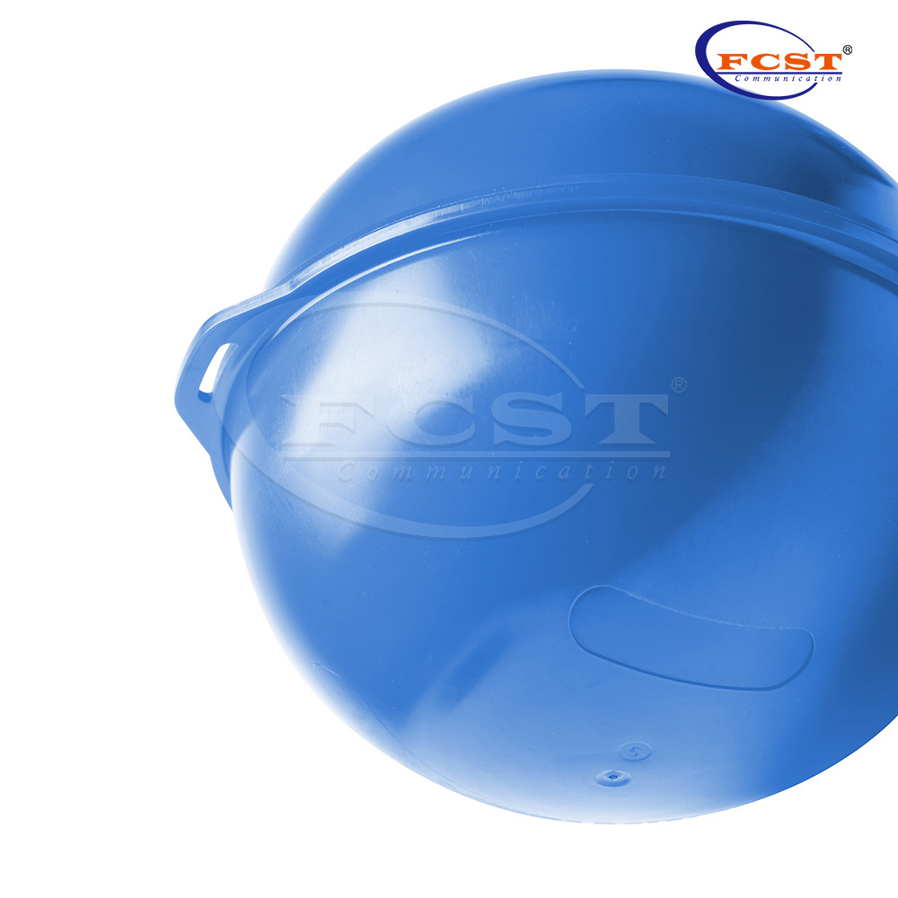 Electronically marks buried water lines