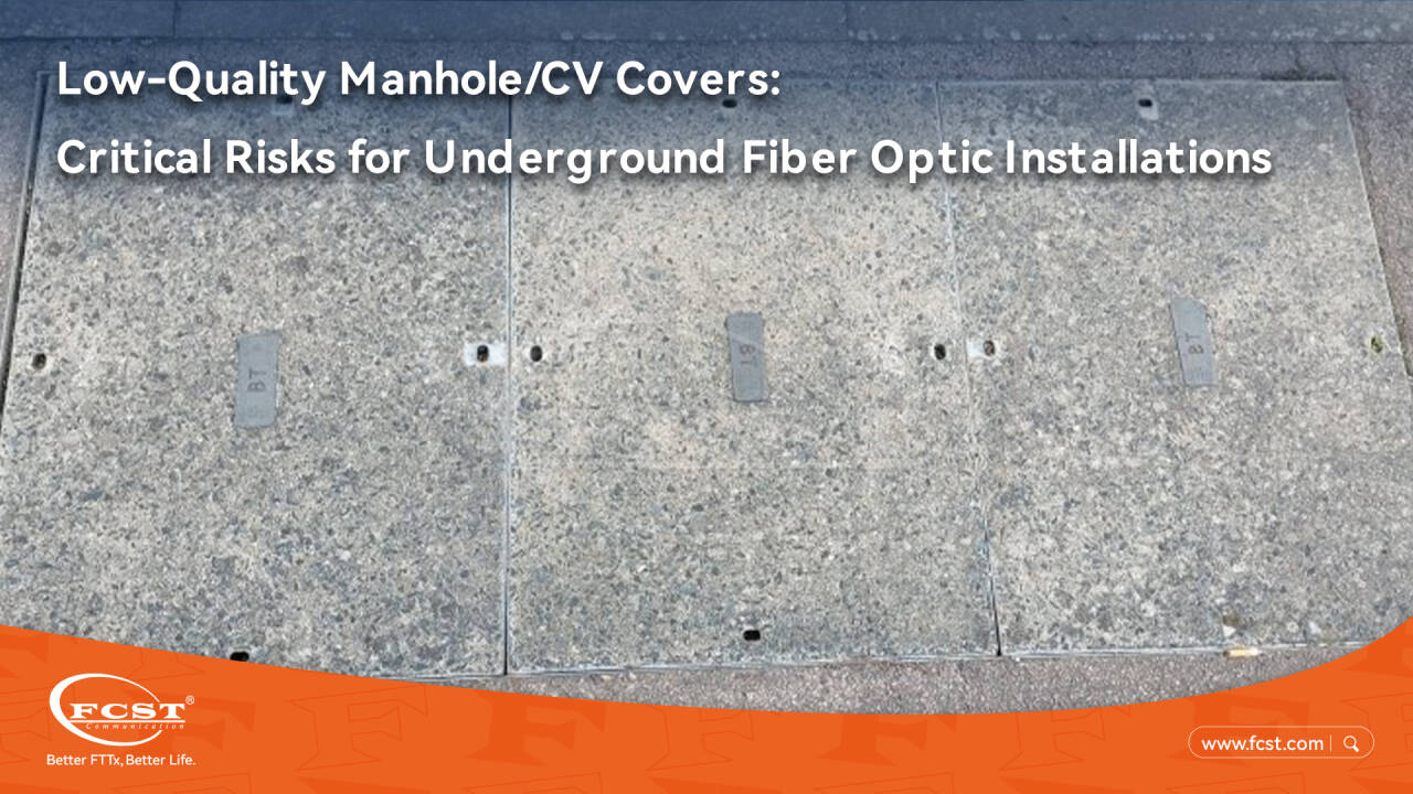 Low-Quality Manhole/CV Covers: Critical Risks for Underground Fiber Optic Installations