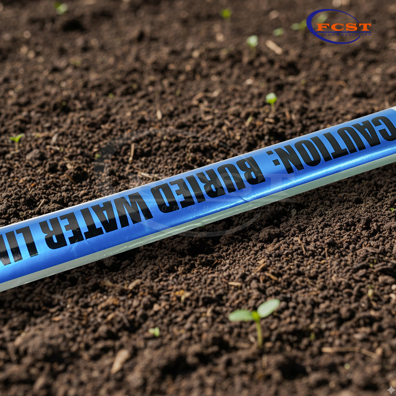 Detectable Buried Barricade Tape