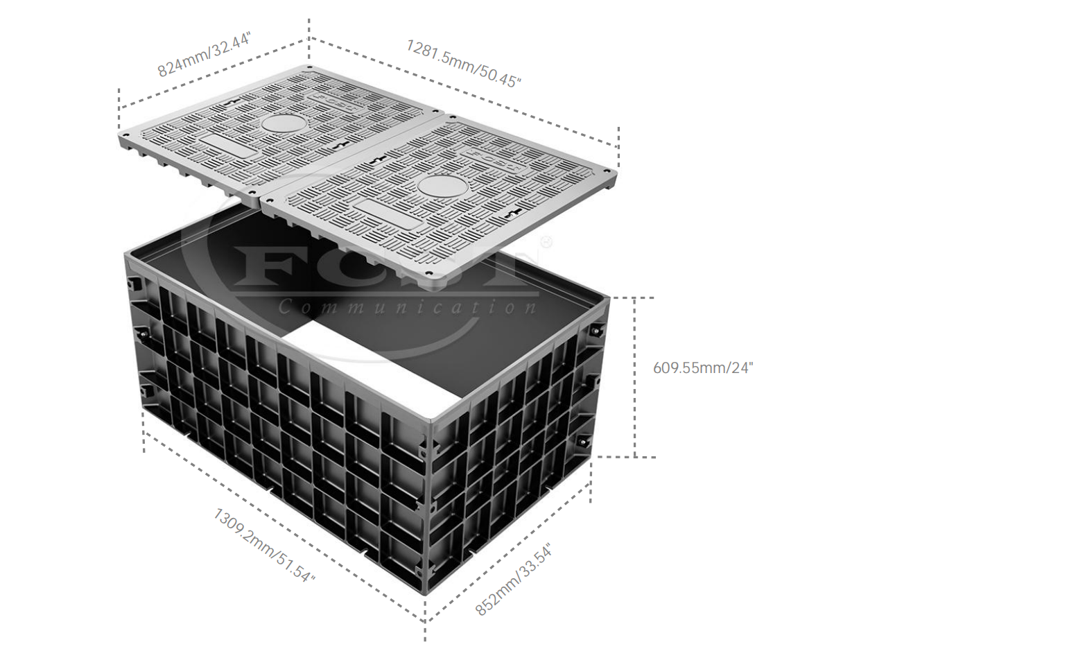 FTTx access manhole
