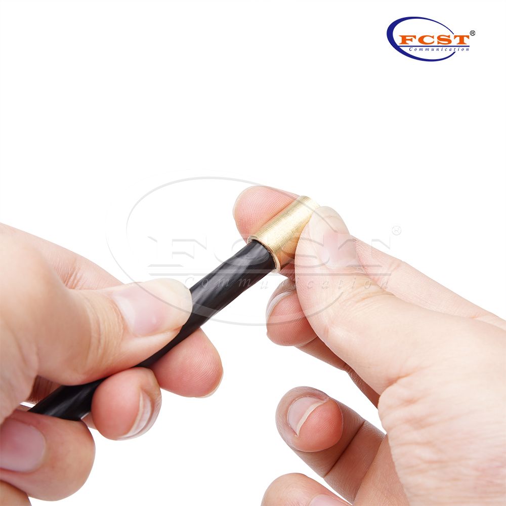 FCST-CBB-8mm Brass End Caps For Micro Cables
