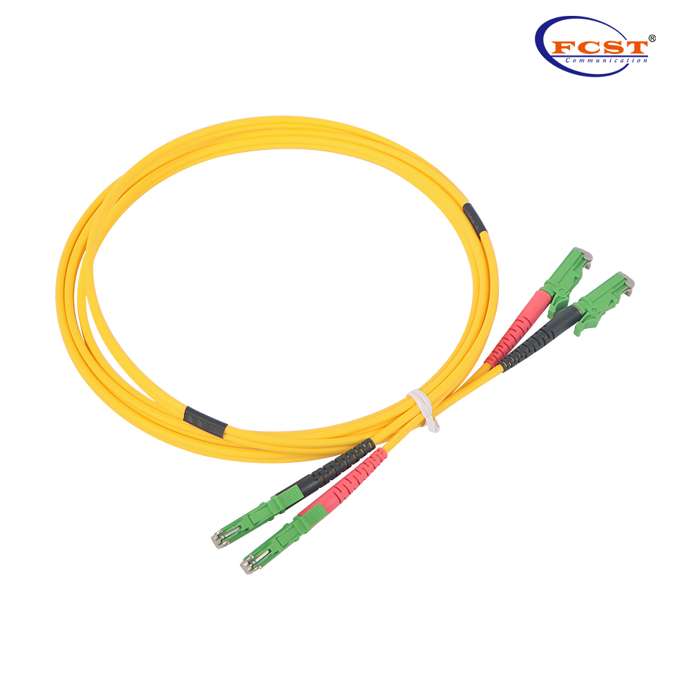 E2000APC-E2000APC Duplex SM 2m PVC 2.0mm Fiber Optic Patch Cable