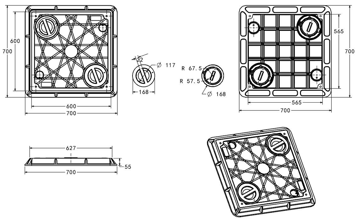 BMC manhole cover
