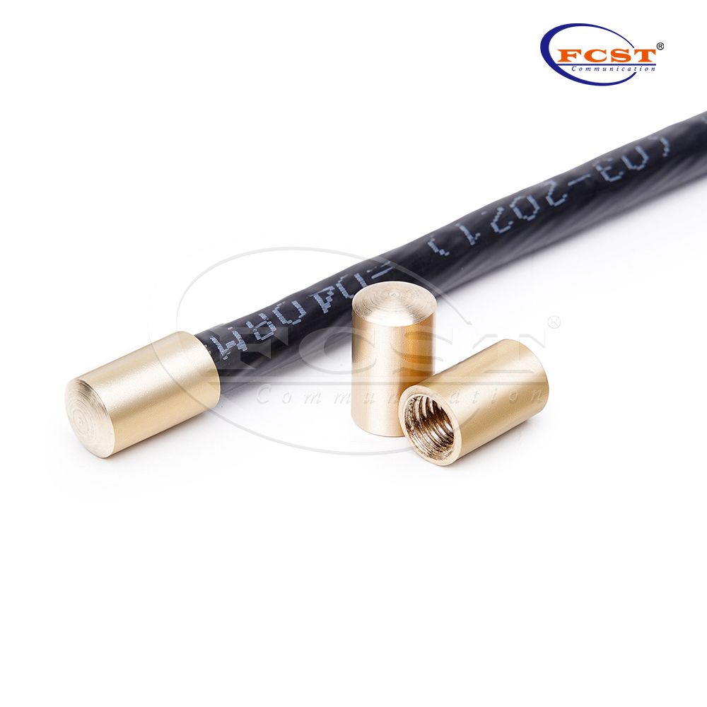 FCST-CBB-8mm Brass End Caps For Micro Cables