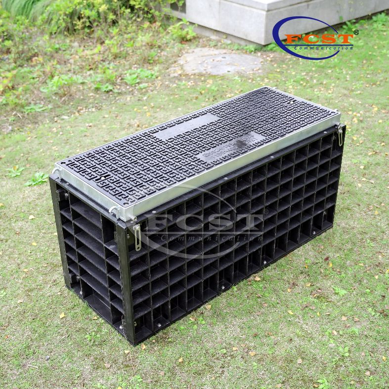 SMC Reinforced Plastic Direct Buried Manhole Chamber Box for Electric Power & Highway Drainage Municipal & Water & Telecom