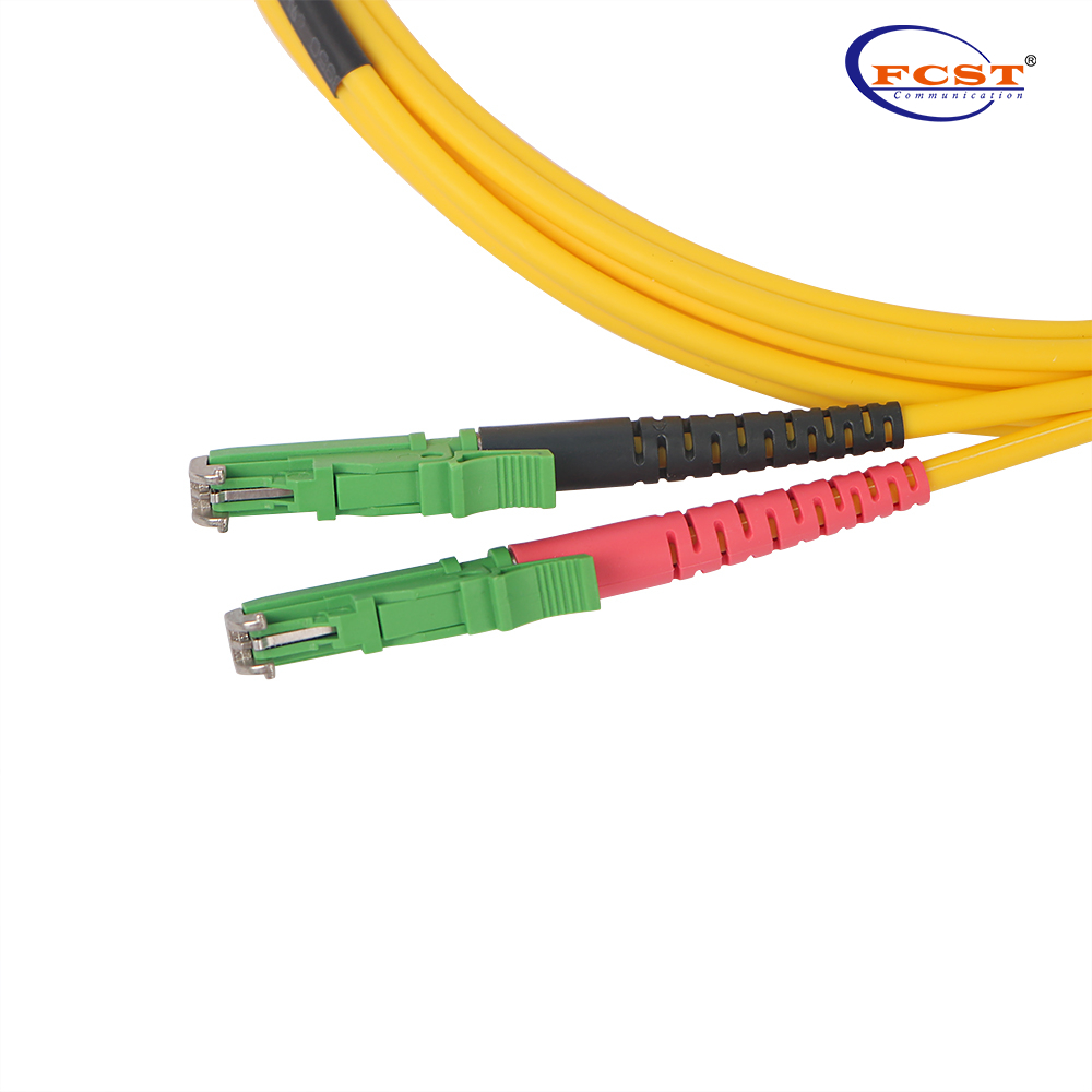 E2000APC-E2000APC Duplex SM 2m PVC 2.0mm Fiber Optic Patch Cable