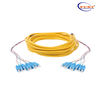 FO Bundled Patch Cord 8 Cores SCUPC To SCUPC SM 10 Meter