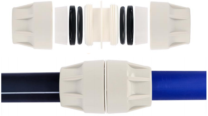 HDPE Pipe Fitting Connector 32mm/50mm