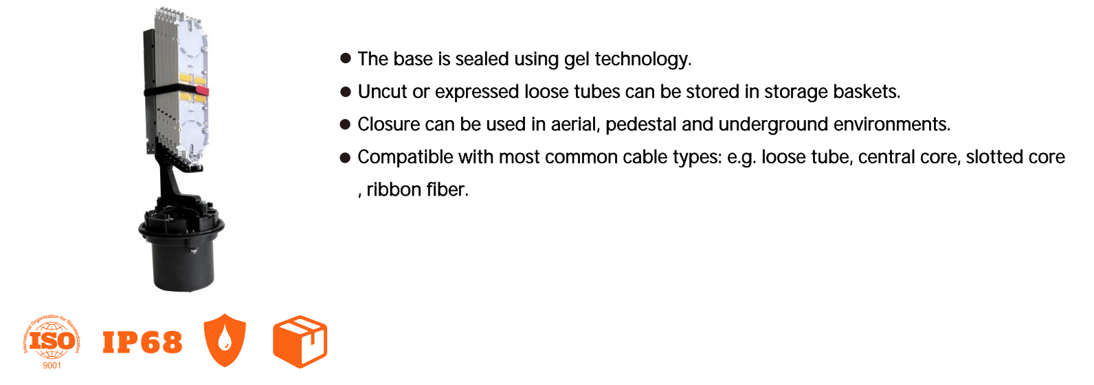 Fiber splice closure FCST012253