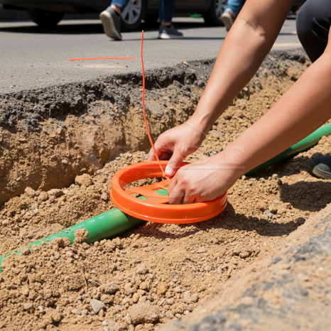 Disc Type Electronic Marker