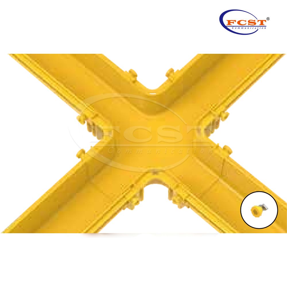 Plastic pvc fiber optic cable tray