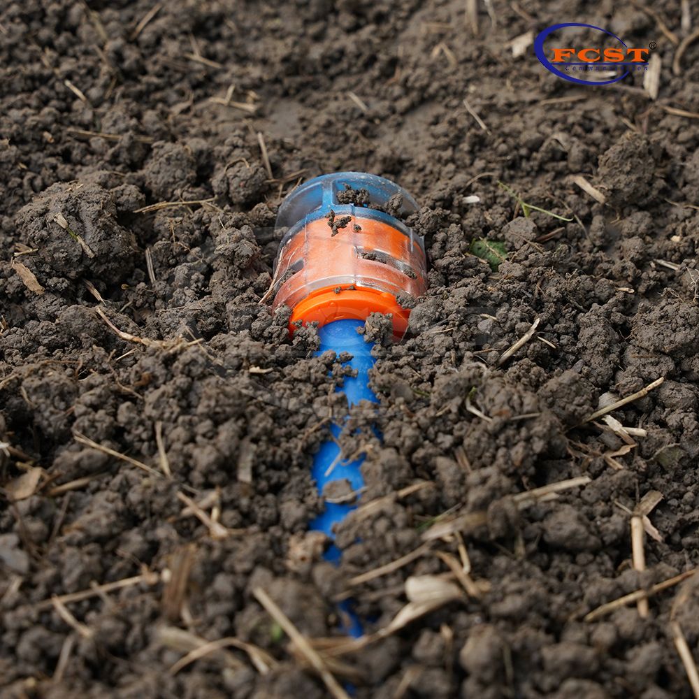 direct bury end stop connector