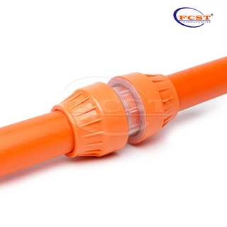 FCST-2ERS 1 1/2" Push Fit Duct Coupler for Air-blown Cable Deployment