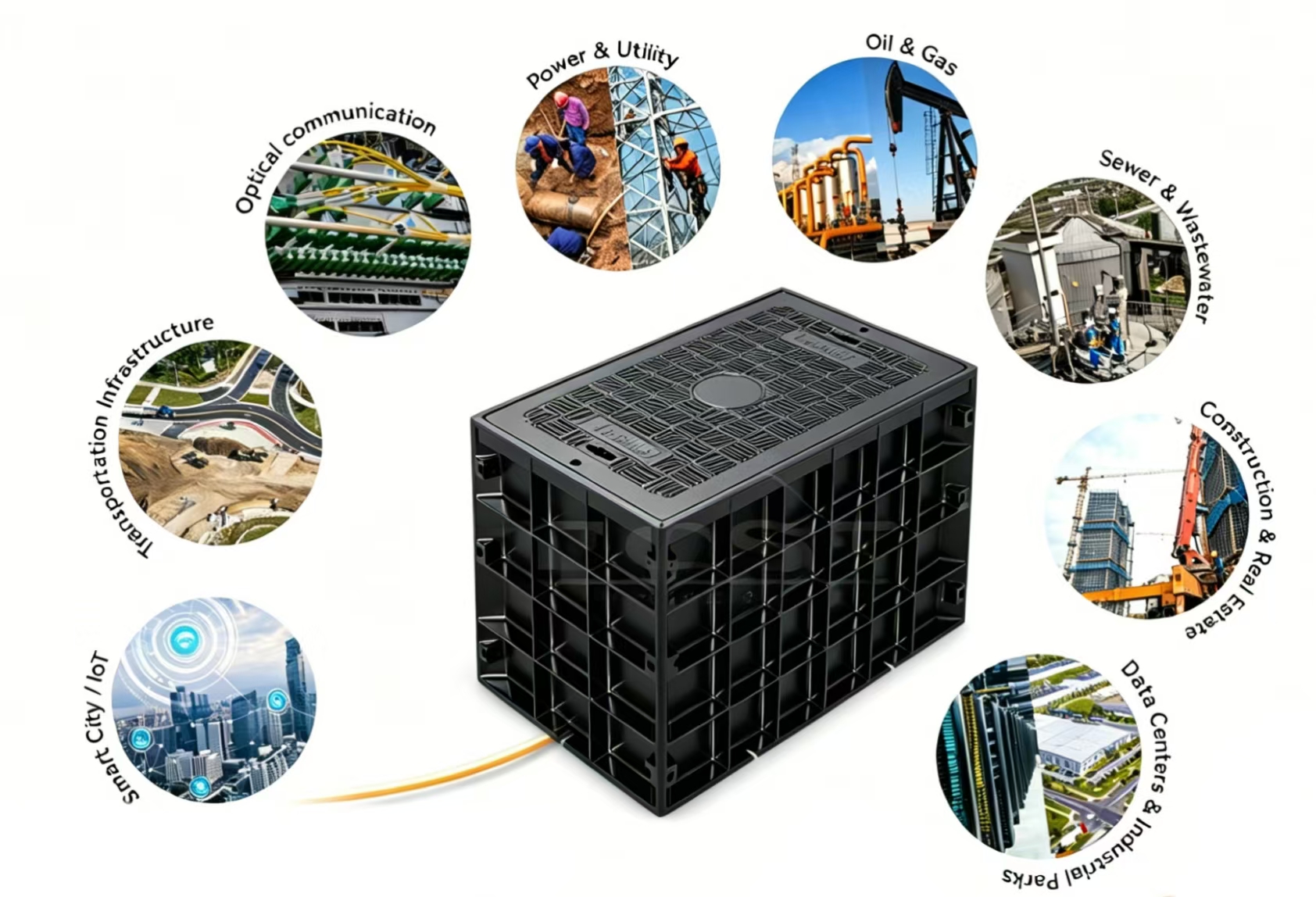 telecom splice box underground